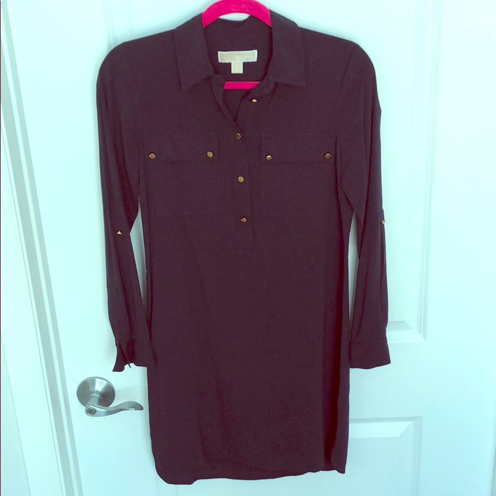 Michael Kors Mini Dress Navy Blue